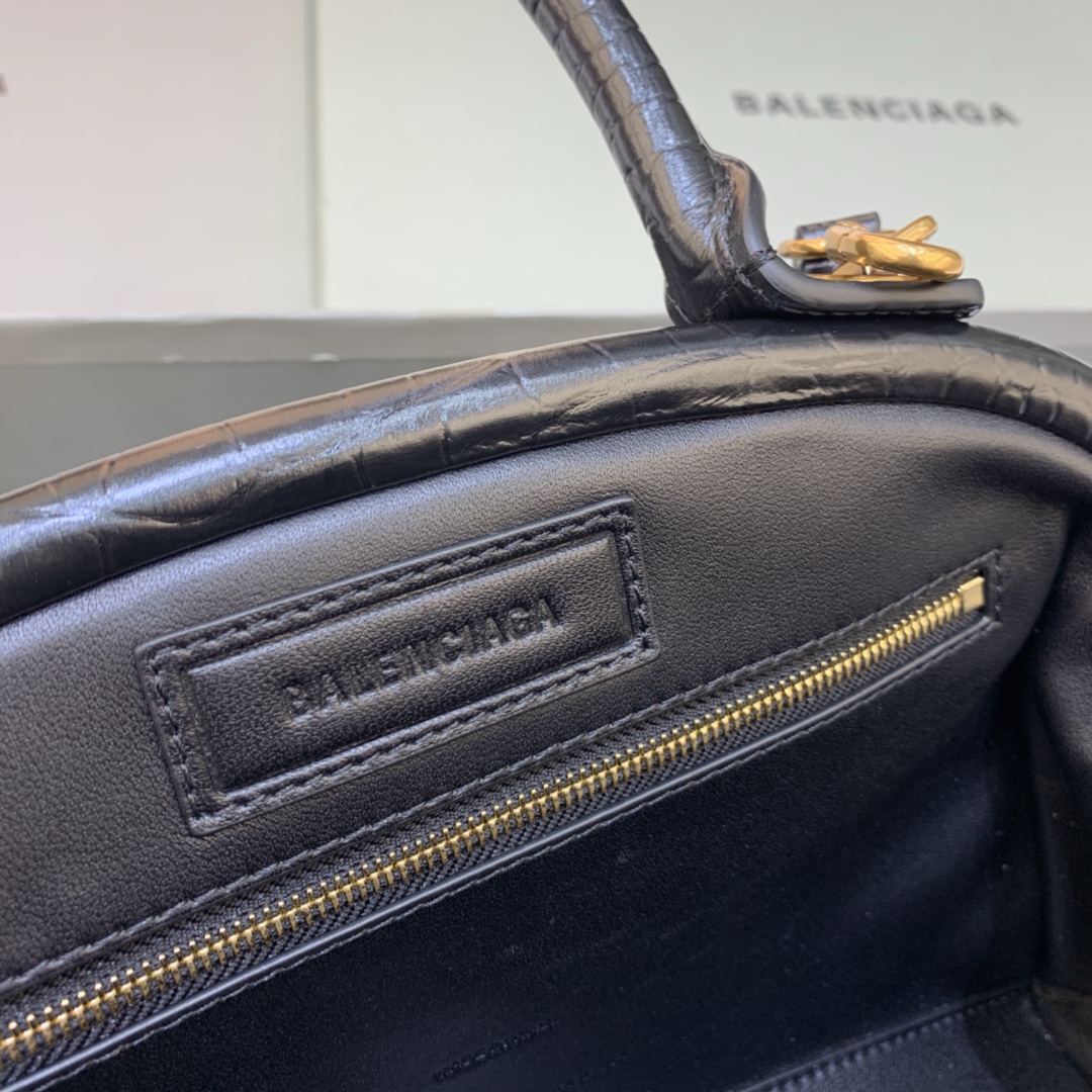 Balenciaga Editor Small Handbag Shoulder Bag Black